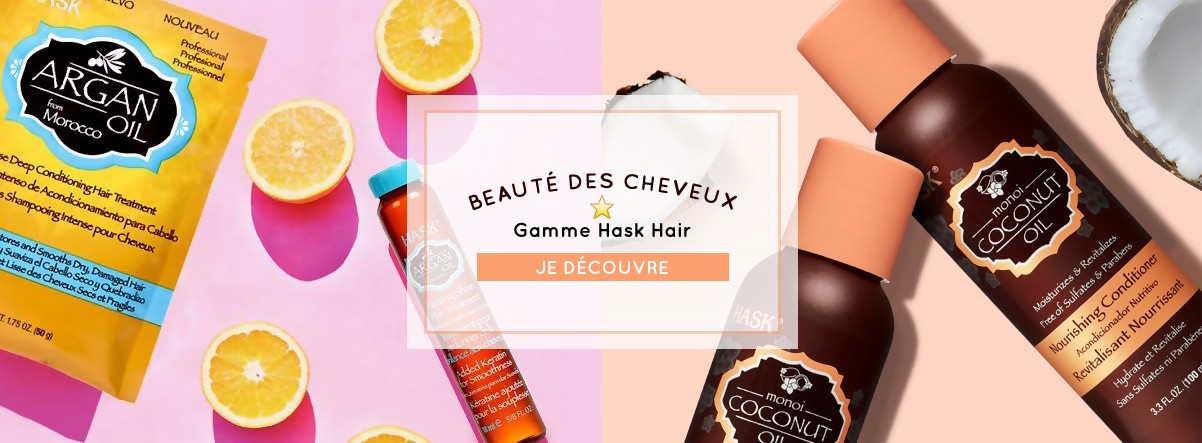Promotions soldes shampoing apres shampoing masque huile Hask